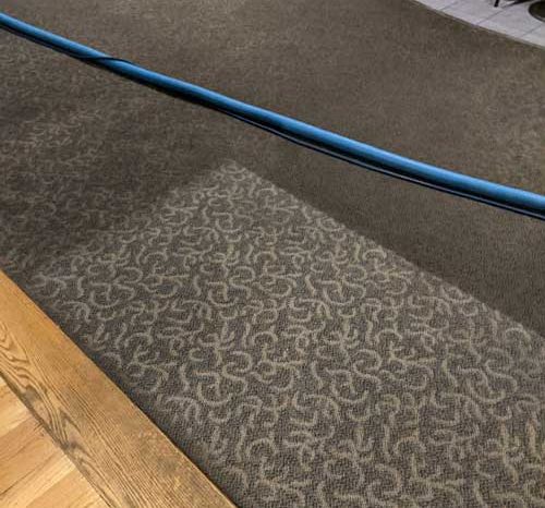 Dark Carpet Cleaning Before