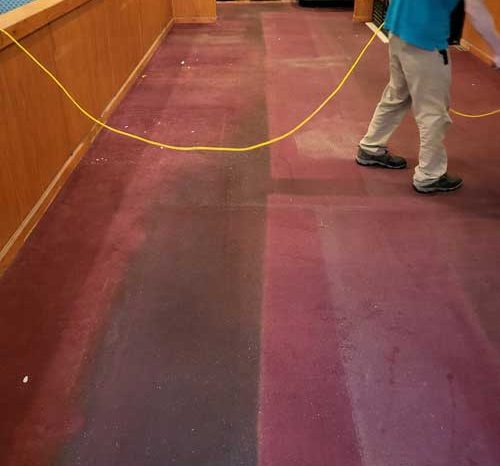 Restaurant Rug Cleaning Before